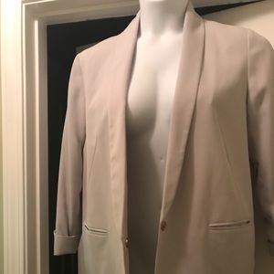 TopShop gray single button blazer